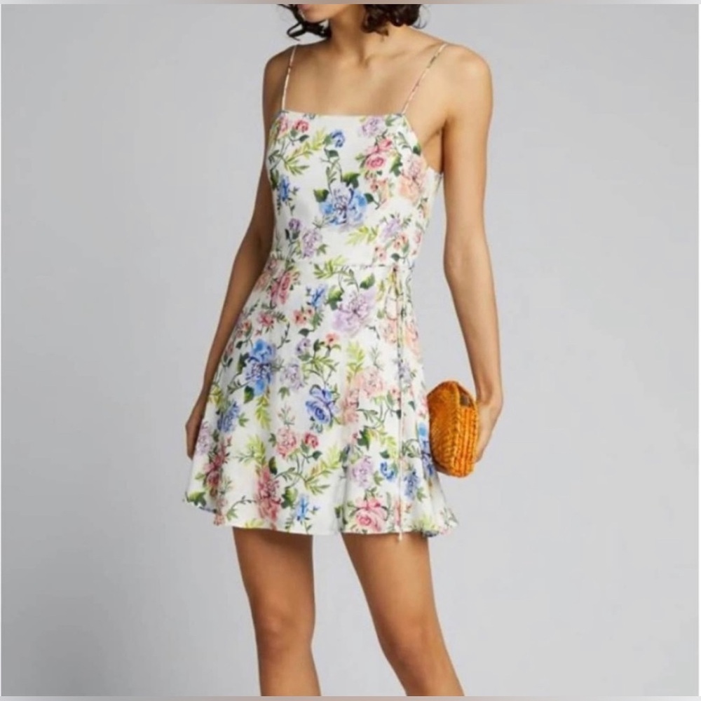NWT Alice + Olivia Trixie Gardenia Mini Dress